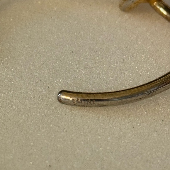 Celine Knot Extra Thin Gold Plated Bracelet - Picture 8 of 9